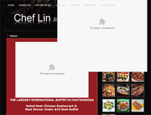 Tablet Screenshot of cheflinbuffet.com